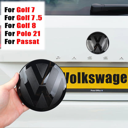 Blacked Out VW Badge Cover